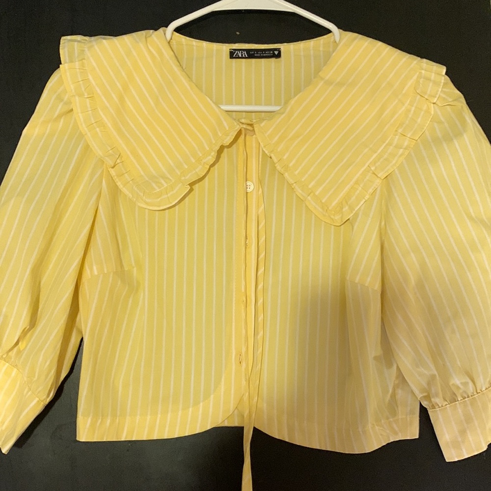 Zara Peter Pan collar shirt